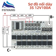 100A 21V 18V 16.8V 12V BMS Bảo Vệ Bảng Mạch Cho 3S 4S 5S Li-ion LMO Ternary Pin Lithium Cân Bằng Sạc