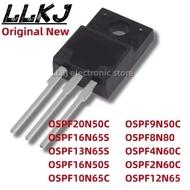 5PCS OSPF MOSFETs TO-220F: OSPF20N50C/OSPF16N65S/OSPF13N65S/OSPF16N50S/OSPF10N65C/OSPF9N50C/OSPF8N80