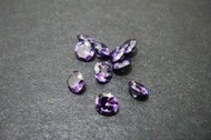 鋯石(圓形紫色) 2mm~8mm裸鑽/蘇聯鑽/半寶石/硞石/銀黏土用