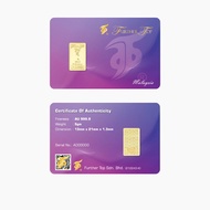 FURTHER TOP Gold Bar 5gram '' New Classic Purple '' 999.99