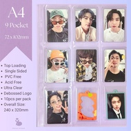 A4 Dream Binder 9 Pocket Photocard Binder Kpop Photocard Holder