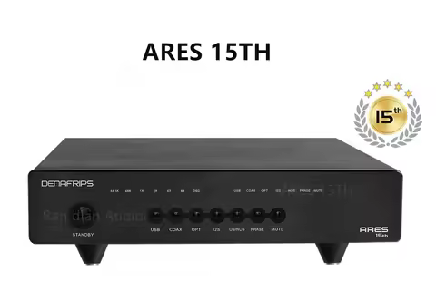 Denafrips ARES 15TH DAC R2R + Architettura DSD, Coaxial x1 OPT x 1, I2S x 1, USB2.0 B, Digital Signa