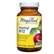 MegaFoodB族维生素甲基B12Methyl B12   60粒海外直邮MegaFoodB Vitamin Methyl20250828