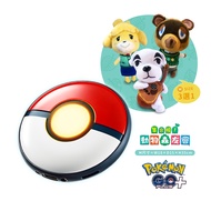 【御玩家】Pokemon GO Plus +寶可夢睡眠精靈球+動物森友會娃娃-狸克(L)W25×D36×H48cm