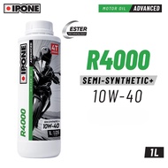 IPONE 10W40 SEMI SYNTHETIC 1L R4000 ENGINE OIL MOTORCYCLE OIL Y15 Y16 RS150 LC135