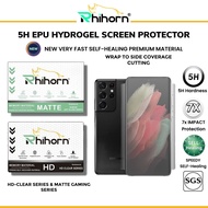 Rhihorn Self-Healing Wrap Screen Protector for Samsung S21 Ultra | S21+ | S20 Ultra | S20+ | S10+ | 