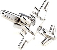 Airplane Plane Hercules Transport Aeroplane Airplane Lockheed C-130 AC-130 Pair Cufflinks in Present