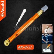 ASAKI SUPER DUTY GLASS CUTTER DIY TILE MIRROR CUTTING TOOL (AK-8737)