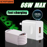 66W Type C Charger Set 66W Super Fast For Android HW XM Fast Charging Cable Adapter Set