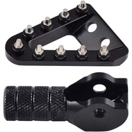 Black Gear Shifter Shift Lever Brake Pedal Plate Replacement Tip Compatible with Husqvarna 2016 TC12