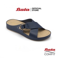 Bata Comfit รองเท้าเพื่อสุขภาพ รองเท้าลำลองแบบสวม สูง 1 นิ้ว สำหรับผู้หญิง รุ่น Curissay สีกรมท่า 6619888 สีชมพู 6615888