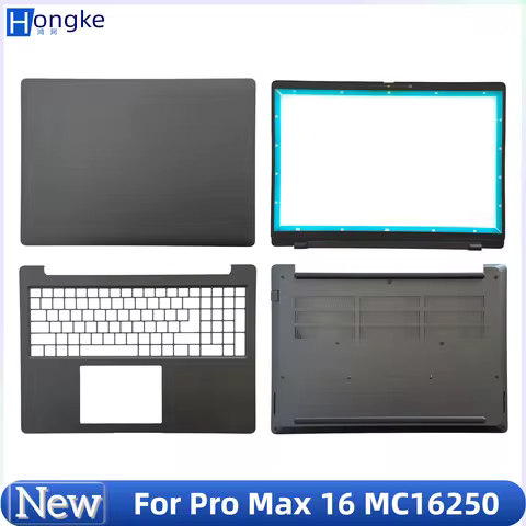 New For Dell Pro Max 16 MC16250 LCD Back Cover Front Bezel Palmrest Bottom Case 0FKCJ2 0WGW89 008C8C