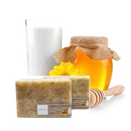 【2 * Oatmeal Honey &amp; Goat Milk】120g Pure Natural Handmade Soap 燕麦 蜂蜜 羊奶皂 天然 人工皂 scent Cute Design Christmas Gift 圣诞 礼物