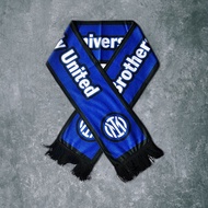 Aksesoris Scarf Club Sepakbola INTER MILAN Bahan Beludru