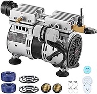 VEVOR Pond Aerators, 5.2CFM Aeration System for Lake up to 3 Acres, 3/4 HP Air Compressor, 2 Diffuse