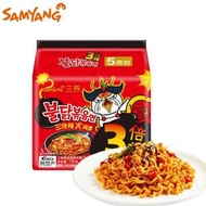韓國進口三養辣雞麵忌廉芝士袋裝網紅泡麪Samyang辣雞麵炸醬拌麪