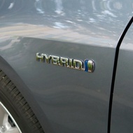 Hybrid metal letter decal for cars