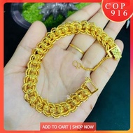 Gelang Tangan COCO KENDI Emas Bangkok Cop916 persis emas 916  ✨BRACELET FOR WOMEN GOLD PLATED 24K JE