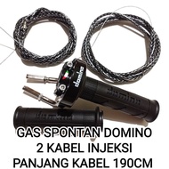 Domeimo INJECTION SPONTANEOUS GAS 2 190CM CARBON FIBER CABLES / DUCK TRIAL MATIC INJECTION SPONTANEO