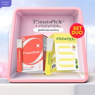 (Duo Set) Prime Health TomatoPlex Gluta Plus + Inozyme 7-Active Granules ดูแลครบเรื่องผิวและระบบย่อย