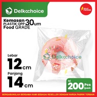 Plastik OPP Seal Lem Plastik Roti Kue Plastik Sovenir Plastik Bening 12 X 14 CM