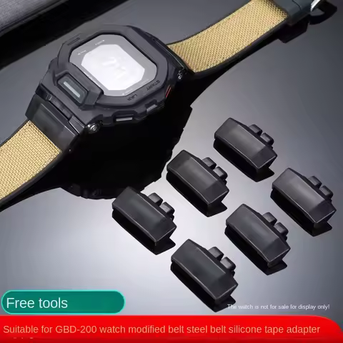 GBD-200 Modified Strap Adapter For g-shock Casio GBD200 Connector GBd200 Rubber Strap Stainless Stee