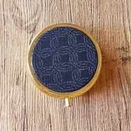 5cm小藥盒 日本花窗 分格藥盒 圓形藥盒 收納盒小藥盒