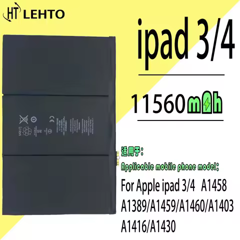 LEHTO A1389 Battery For iPad 3 A1403 A1416 A1430 A1433 A1458 iPad3 iPad4 tablet Repair Part Capacity