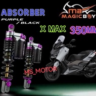 XMAX 250 300 ABSORBER MAGIC BOY ADJUSTABLE DUAL REBOUND 350MM SPECIAL EDITION BLACK PURPLE ABSOBER M