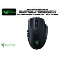 Razer Naga V2 Pro - Wireless MMO Gaming Mouse | Razer Optical Mouse Switches | HyperScroll Pro Wheel