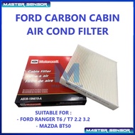 ไส้กรองอากาศ ห้องโดยสาร คาร์บอน สําหรับ FORD RANGER T6 T7 2.2 3.2 MAZDA BT50 A/C AC FILTER AB39-19N619-AA AB39