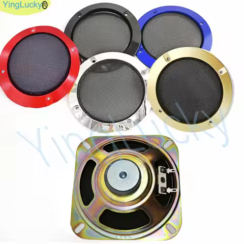 Arcade speaker 4 inch 5 ohm 8w speaker with 4 inch grille for arcade game machine claw machine speak