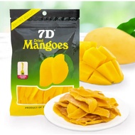 7D Dried Mangoes 100g - Sweet & Tangy Naturally Dried Fruit