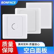 Type 86 Blank Panel Switch Socket Cover Plate Plug Hole Cover Ugly Decorative Cover Household Engine
