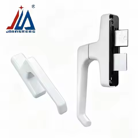 EU Standard Tilt & Turn Window Handle Aluminum Alloy Inward Opening Casement Lock Handle for Sliding
