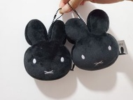 New Mocchi Mocchi  Black Miffy soft accessory Miffy絕版 Mocchi Mocchi 吊飾 @$50