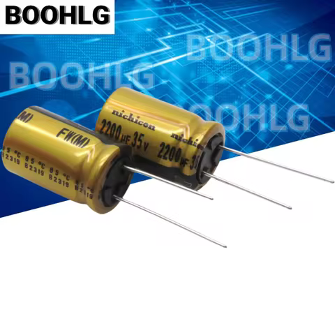 5PCS Original 2200UF 35V Japanese Audio Filter Capacitor 35V 2200UF 16X25 FW Gold Shell