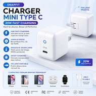 SNAPFIT Charger Mini Type C 20W fast Charging Wall Charger