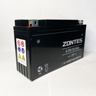 Qidian ZONTES Original Factory Motorcycle Battery 6-FM-10/10Ah Suitable for KD150-U/G1/U1/Z2/G2