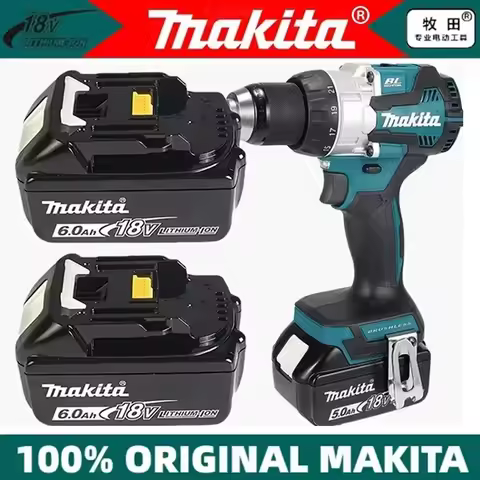 Original Makita 18V Rechargeable Battery 5Ah/6Ah/9.0Ah, Compatible with Makita 18V Power Tools BL183