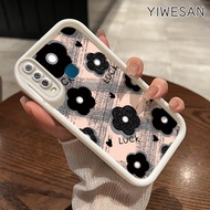 YIWESAN Casing Hp VIVO Y17 Y15 Y12 Y12i Y3 Y3s 2020 Case Pola Bunga Cinta yang Dipersonalisasi Softc