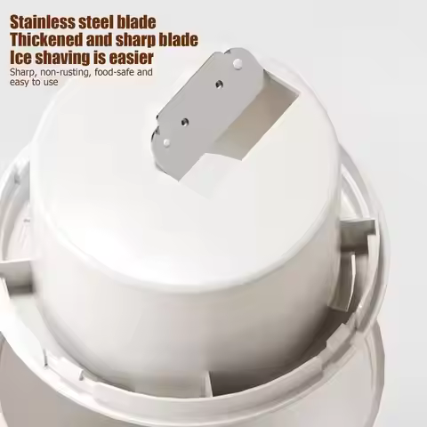 DIY Home Ice Shaver Portable Ice Crusher Smoothie Machine Manual Sheep Ice Shaver Hand Crank Milksha