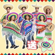 Mexican Costume mexico costume Mexican cosplay Costume Adult Children Halloween Costume