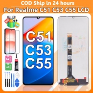 LCD For Realme C51 C53 C55 LCD Display Touch Screen Digitizer Assembly Replacement