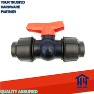 [KK] 100% ORIGINAL HEAVY DUTY POLY BALL VALVE / POLY STOPCOCK (MADE IN MALAYSIA)