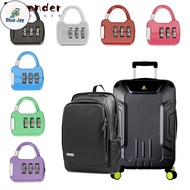 BJ Password Lock Portable 3 Dial Digit Combination Lock Backpack Zipper Lock