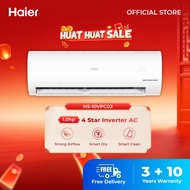 [FREE SHIPPING] 4 Star Haier 1.0HP Inverter Air Conditioner / Anti Corrosion / Smart Clean & Dry - H