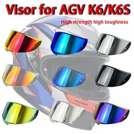Helmet Visor for AGV K6 K6S Motorcycle Helmet Glasses Motorbike Helmet Discoloration Lens K6 Visor