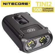 ของแท้100% NITECORE TINI2 500 Lumens OLED ไฟฉายพวงกุญแจ ชาร์จ Usb Type - C