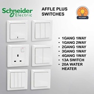 Schneider Electric Switch SIRIM Approved 13A /20 1G 2G 3G 4G 1Way 2Way Wall Switch 240V